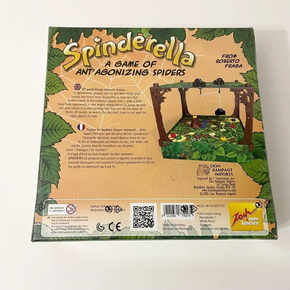 2015 Roberto  Fraga Spinderella Board Game Sealed - Picture 7 of 12